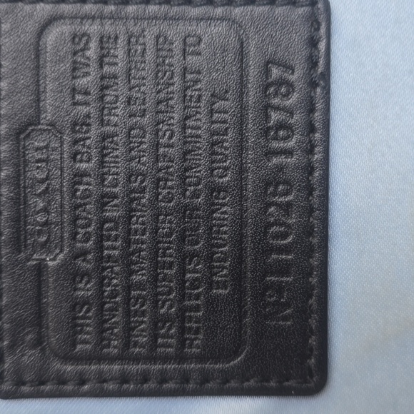 COACH Kristen Large Soft Black Leather Hobo Shoulder Bag L1026-16787 Crossbody - Picture 15 of 16